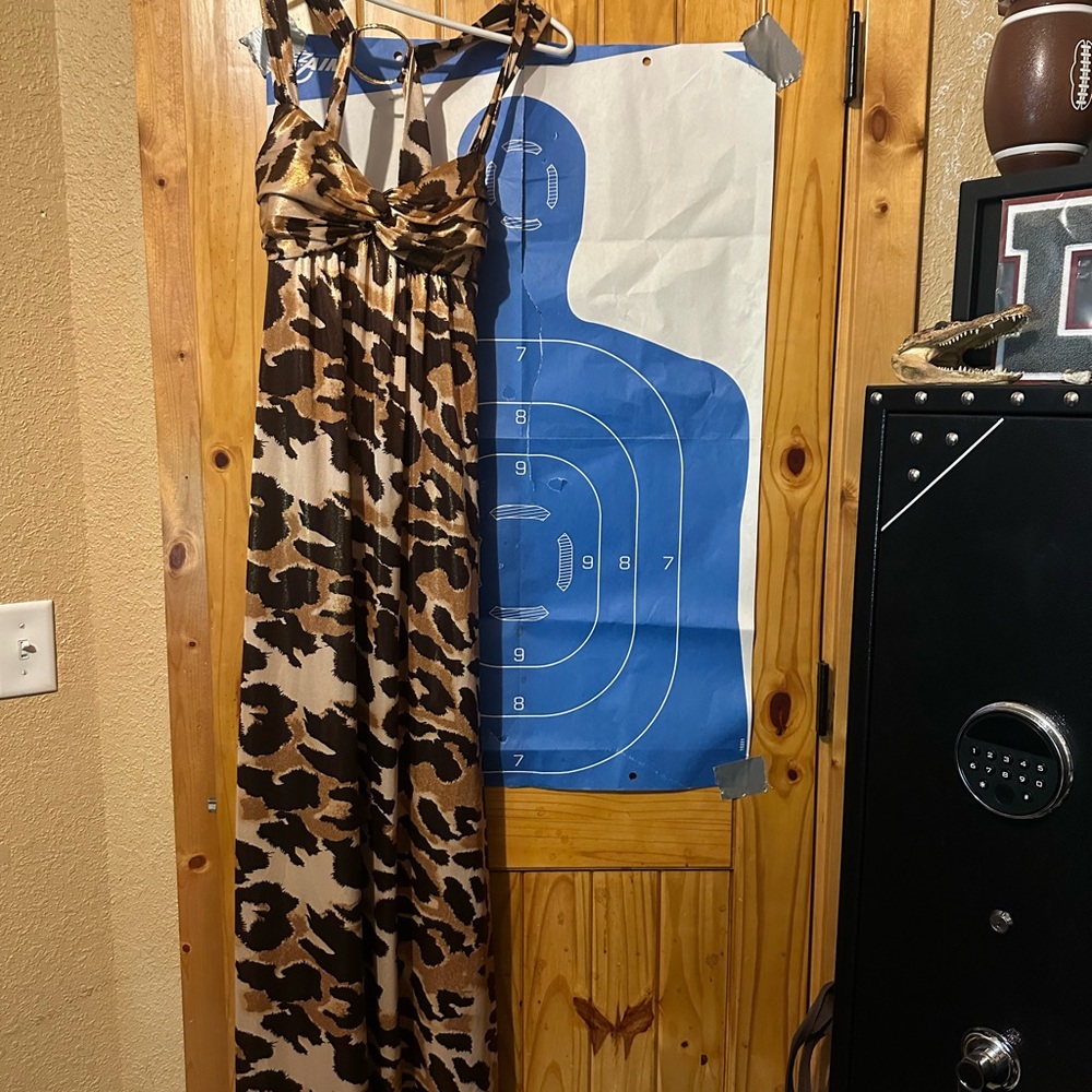Leopard Print Maxi Dress